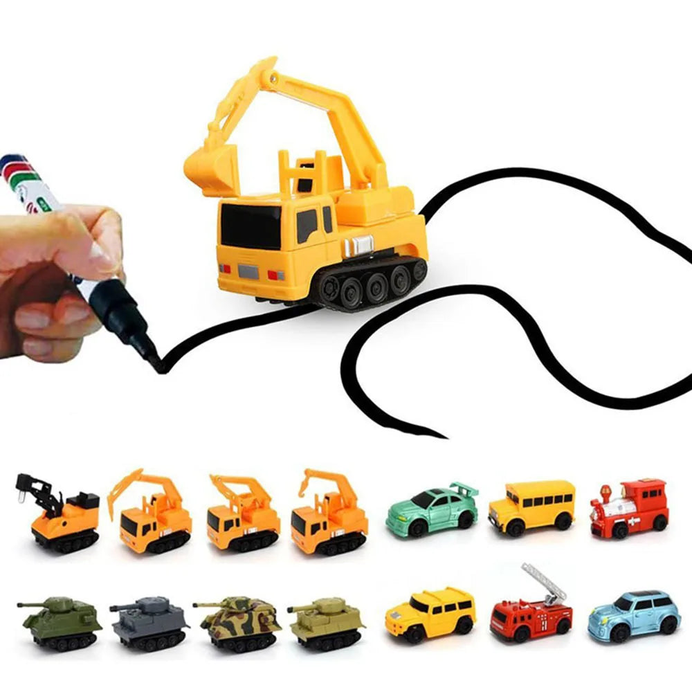 TraceRide™ - Traceable Toy Car, Inductive Magic Pen [Last Day Sale]