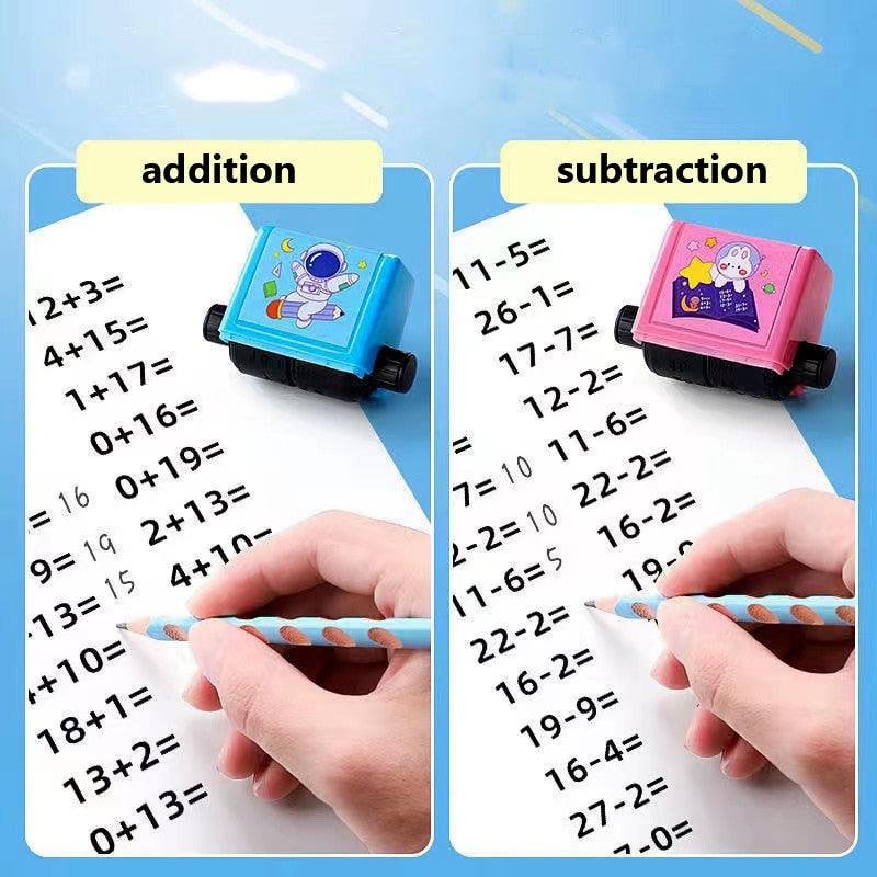 Buy One Get One Free | RekenWonder™ - Math Roll Design Stamp for Kids [Last Day Sale]