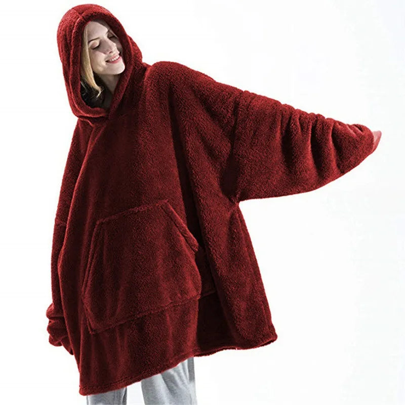 50% OFF | CloudHood - Quilted Hooded Blanket [Last Day Sale]