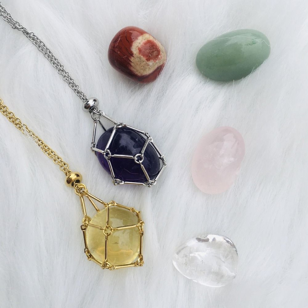 Buy One Get One Free | AuraBeads™ - Interchangeable Crystal Stone Necklace for Radiant Style and Inner Harmony [Last Day Sale]