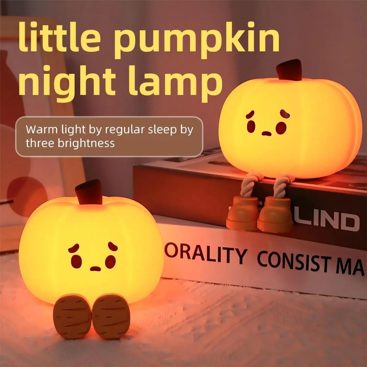 Buy 1+1 FREE | SpookyShine - Halloween Pumpkin Night Light [Last Day Sale]