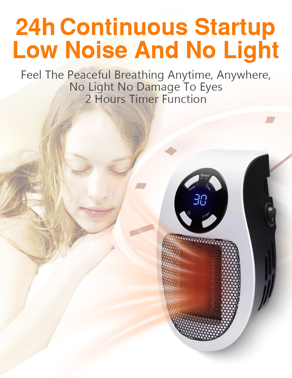 50% OFF | ThermaVent™ - Portable Electric Fan Heater [Last Day Sale]
