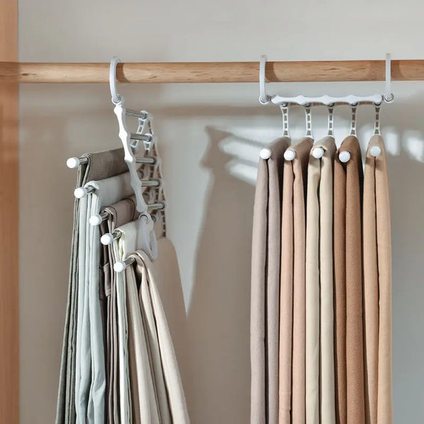 Buy 1+1 FREE | HangSmart™ - 5-in-1 Magic Trouser Rack [Last-day sale]