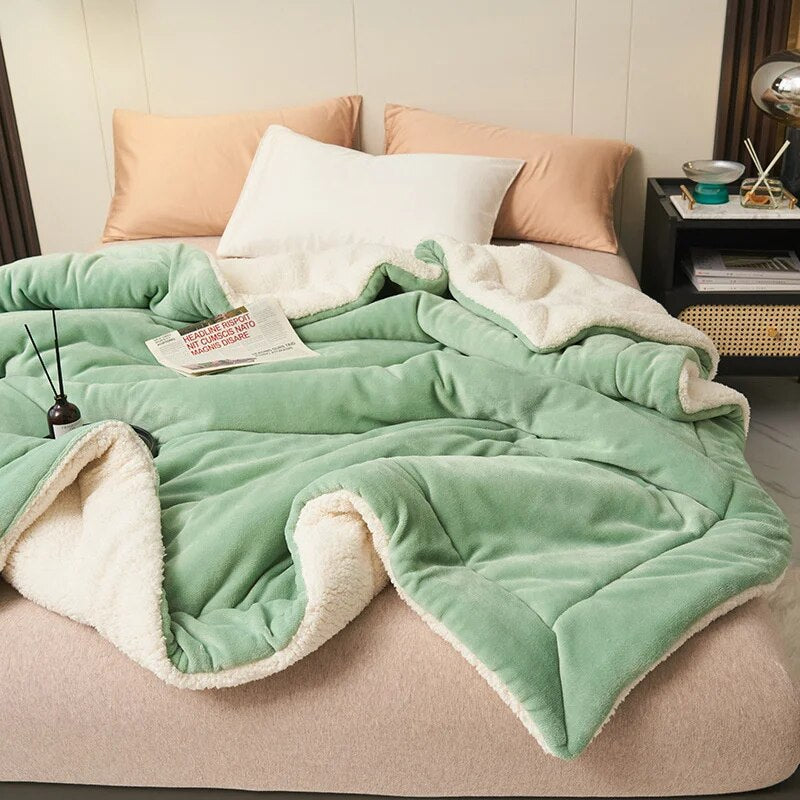 VeluWool™ - Double-Sided Blanket for Sofa or Bed [Last Day Sale]