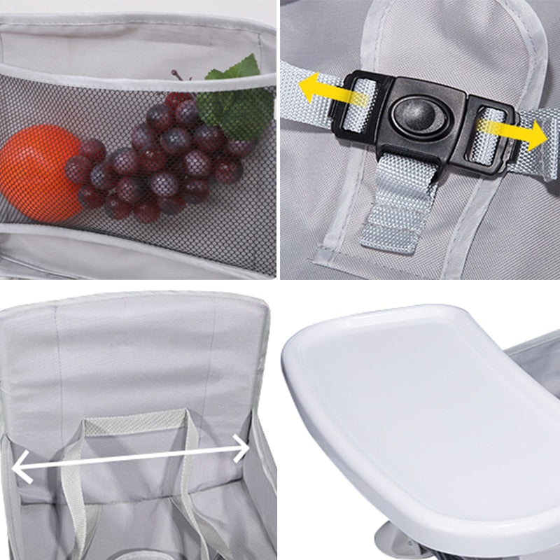 HuggleSeat - Portable high chair for home and on the go