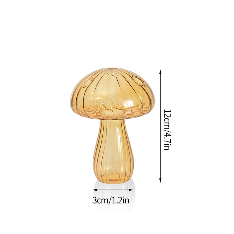 Buy 1+1 FREE | MushyGlass™ - Glass Musroom Flower Vase [last day's sale]
