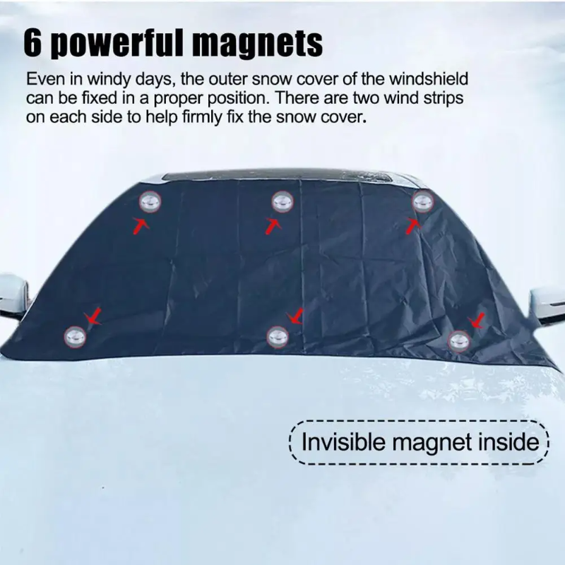 FrostArmor - All-Weather Magnetic Windshield Cover for Your Car