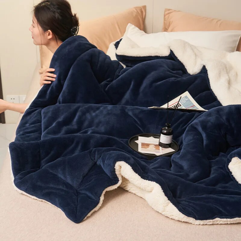 VeluWool™ - Double-Sided Blanket for Sofa or Bed [Last Day Sale]