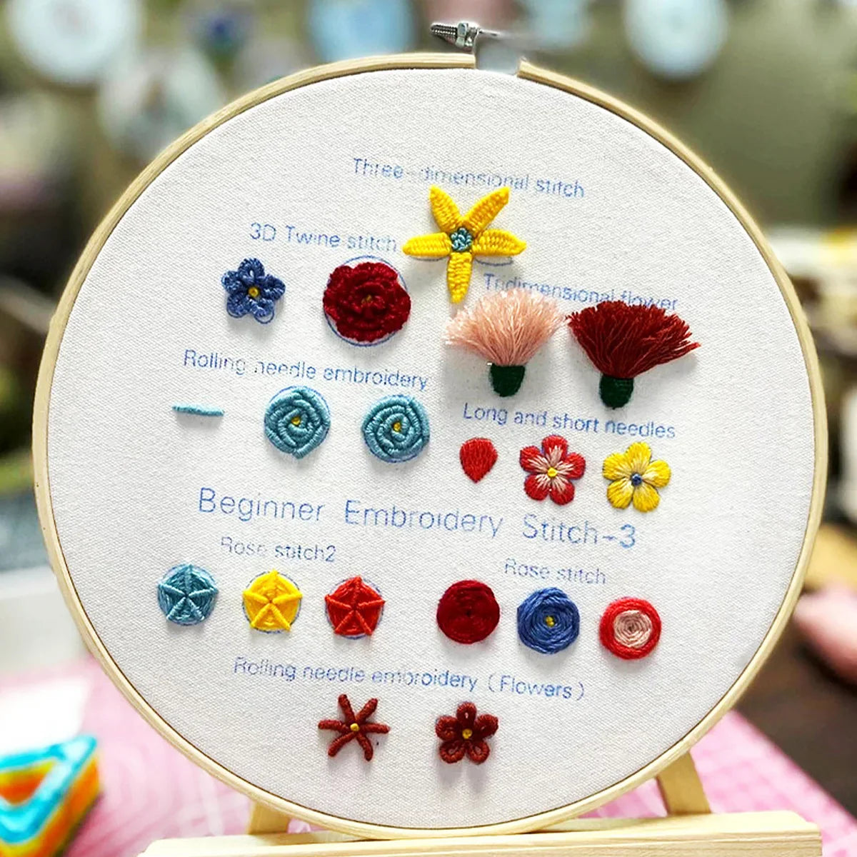 50% OFF | SewNurture - Embroidery Stitch Practice Kit [Last Day Sale]