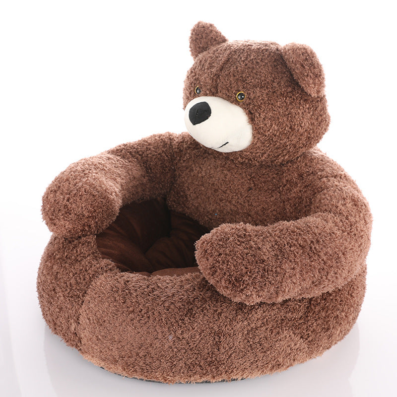 CuddleCub™ - Plush Winter Dog Bed in the Shape of a Bear [Last Day Sale] 