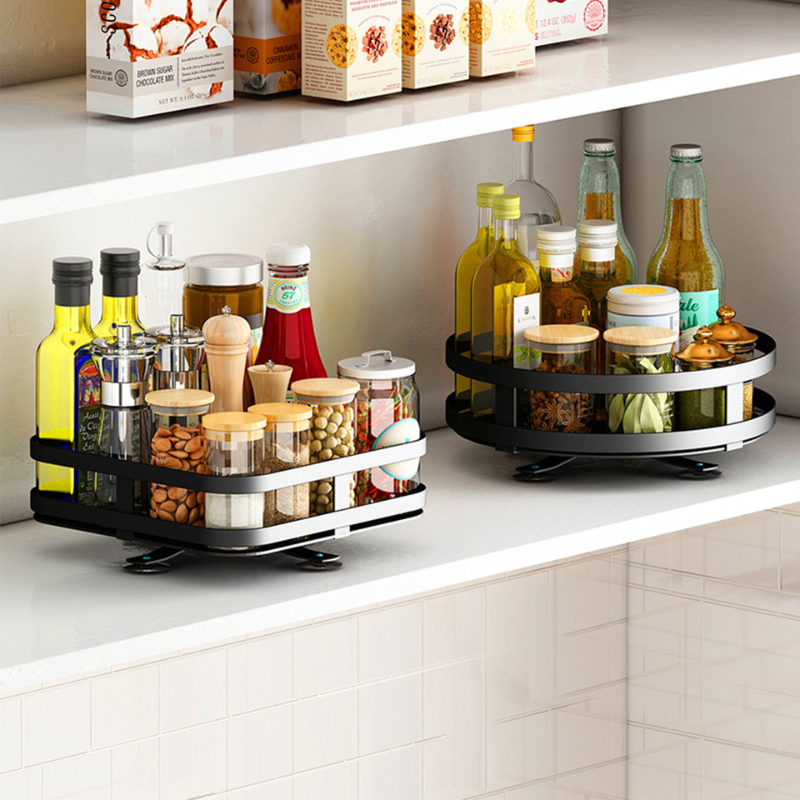 CondimentsGalore™ - 360° Rotatable Multi-Purpose Storage Rack