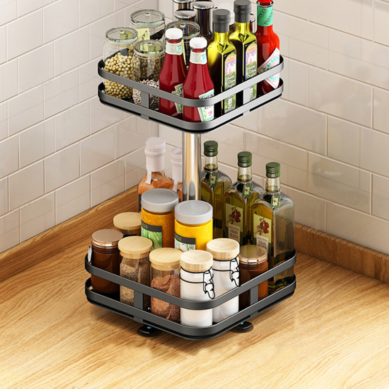 CondimentsGalore™ - 360° Rotatable Multi-Purpose Storage Rack