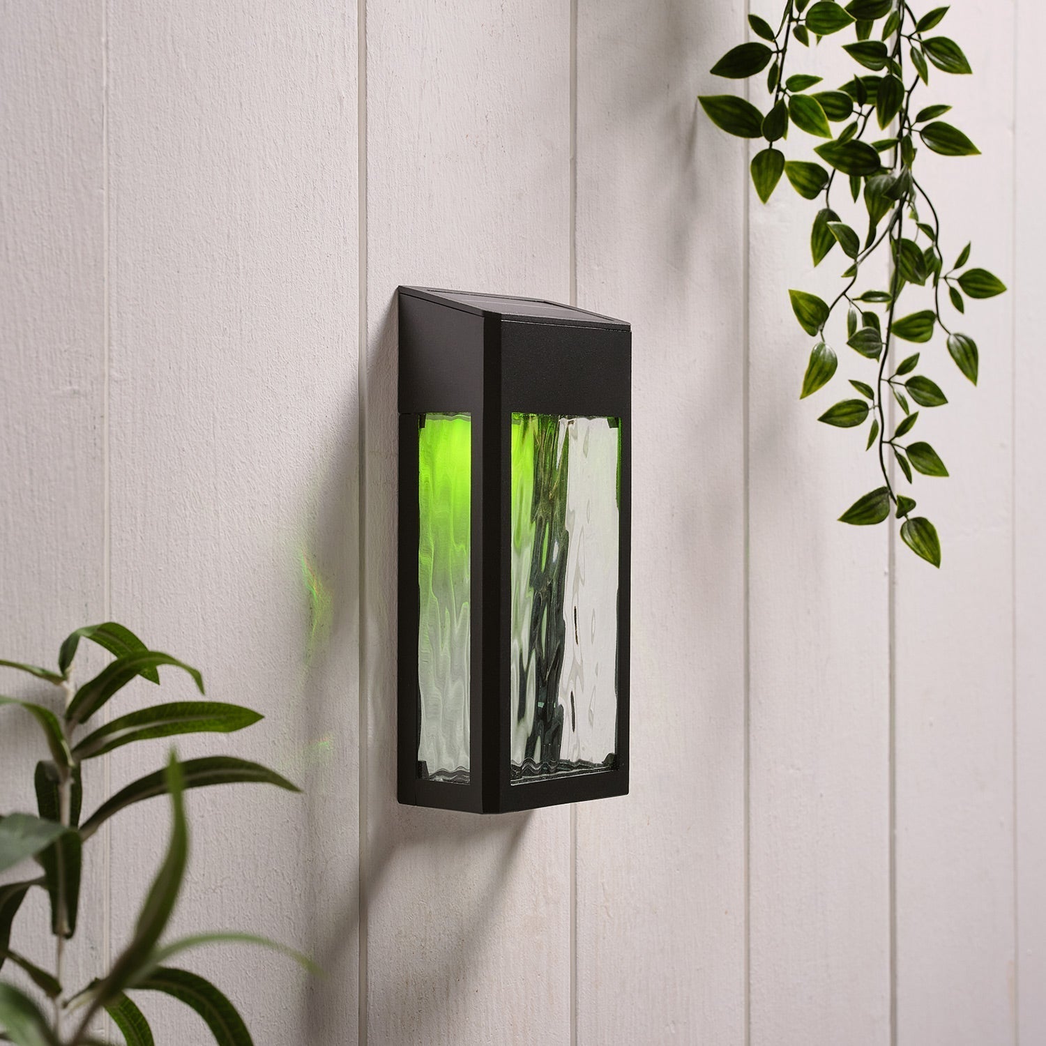 LumiGlow - Stylish solar wall lamp for your summer garden