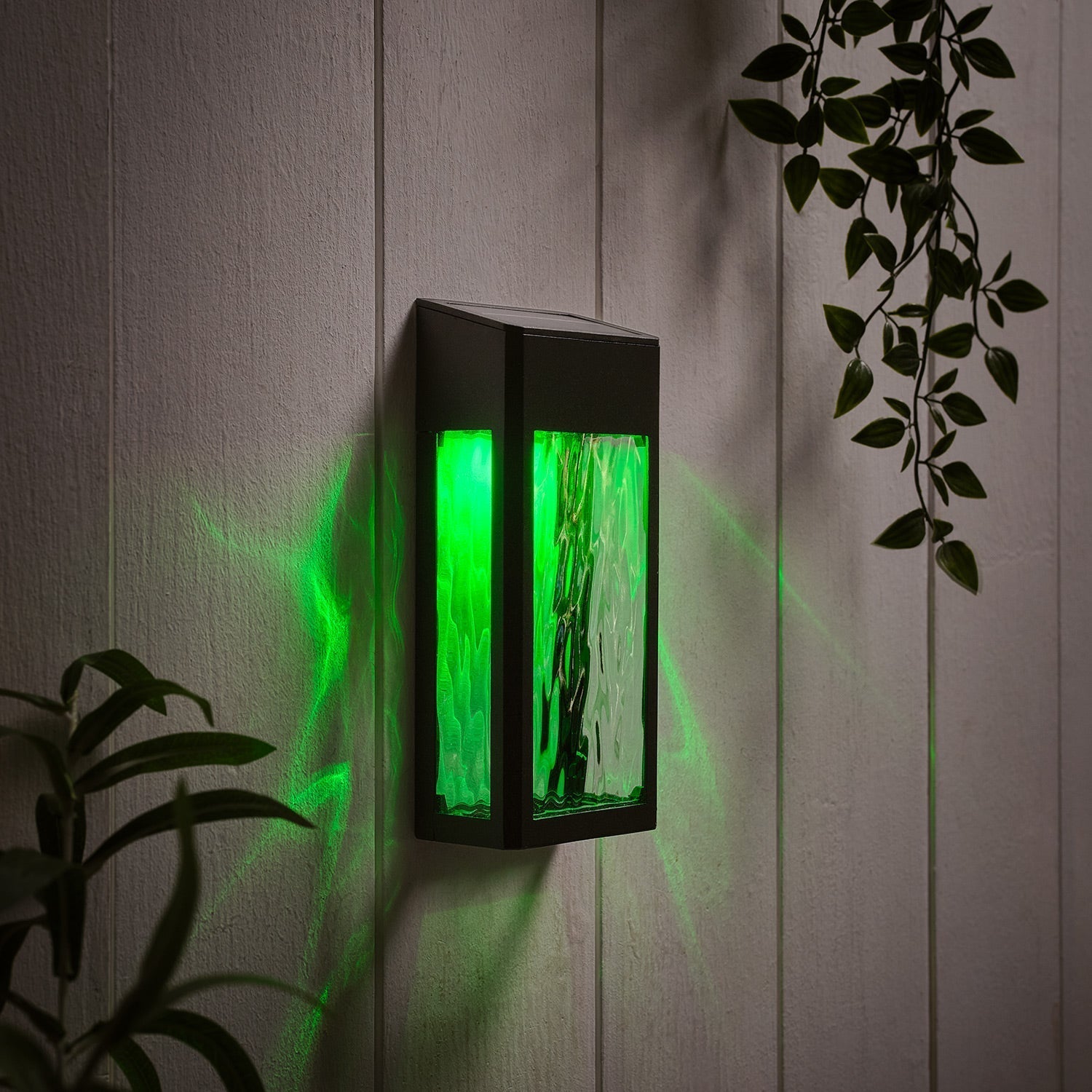 LumiGlow - Stylish solar wall lamp for your summer garden