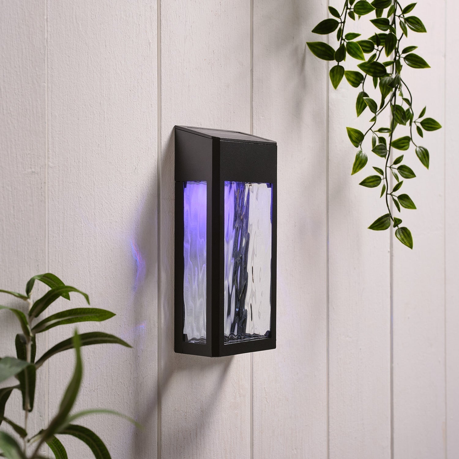 LumiGlow - Stylish solar wall lamp for your summer garden