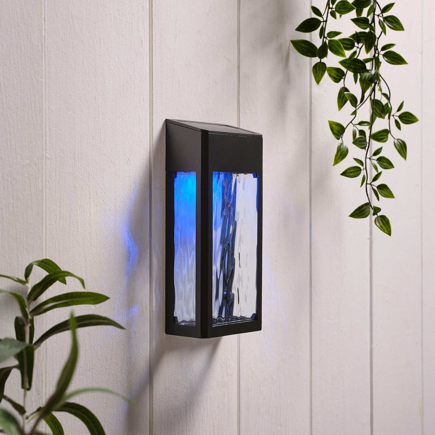 LumiGlow - Stylish solar wall lamp for your summer garden