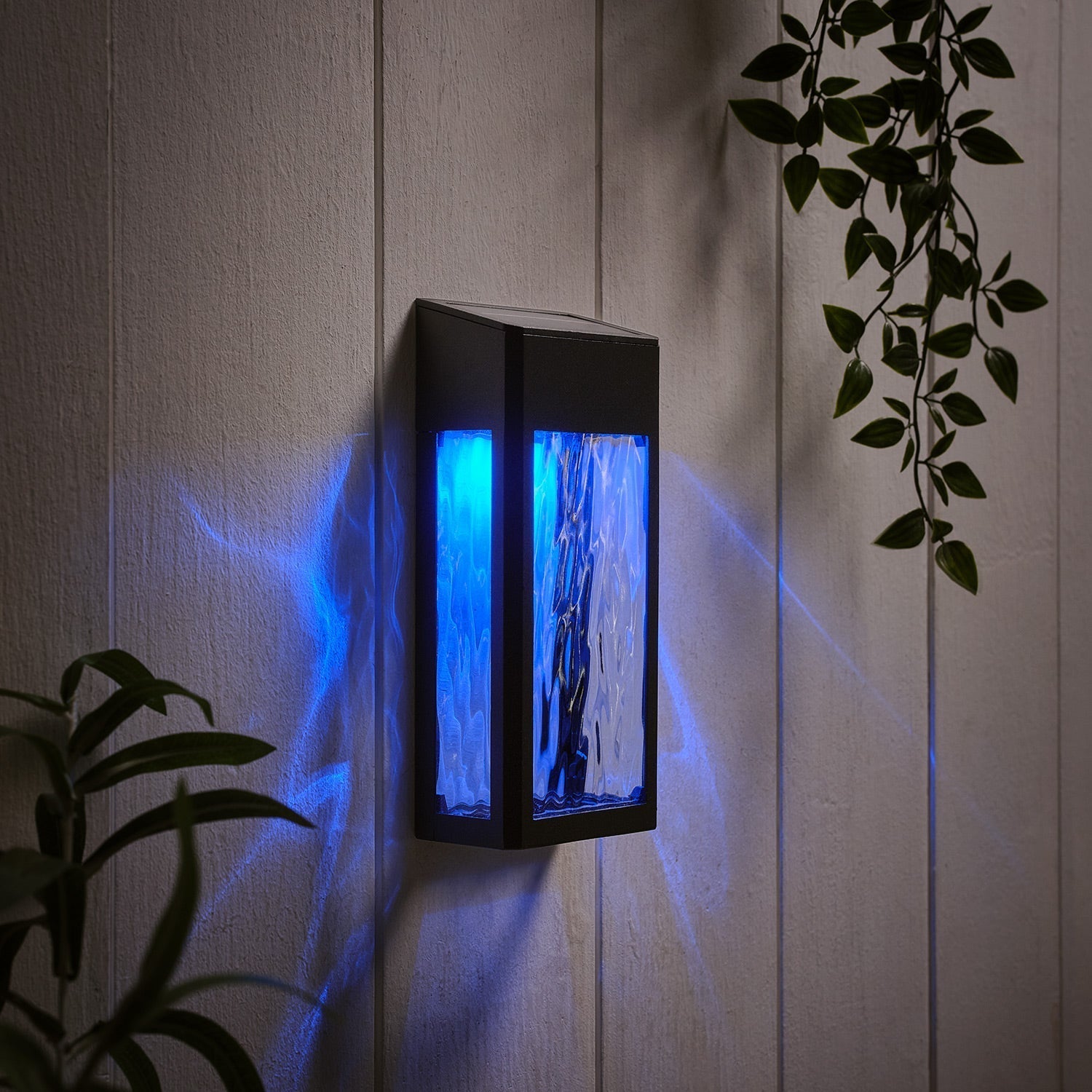 LumiGlow - Stylish solar wall lamp for your summer garden