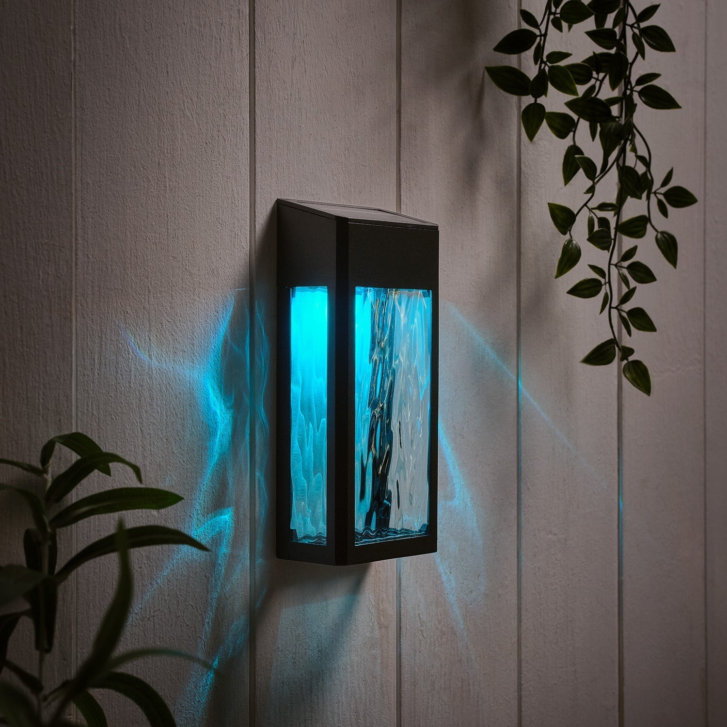 LumiGlow - Stylish solar wall lamp for your summer garden