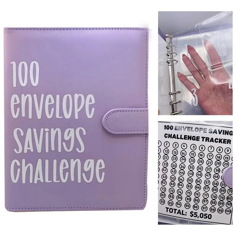 MoneyGoal - 100 Envelope Savings Challenge Binder [Last Day Discount]