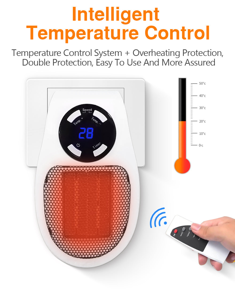 50% OFF | ThermaVent™ - Portable Electric Fan Heater [Last Day Sale]