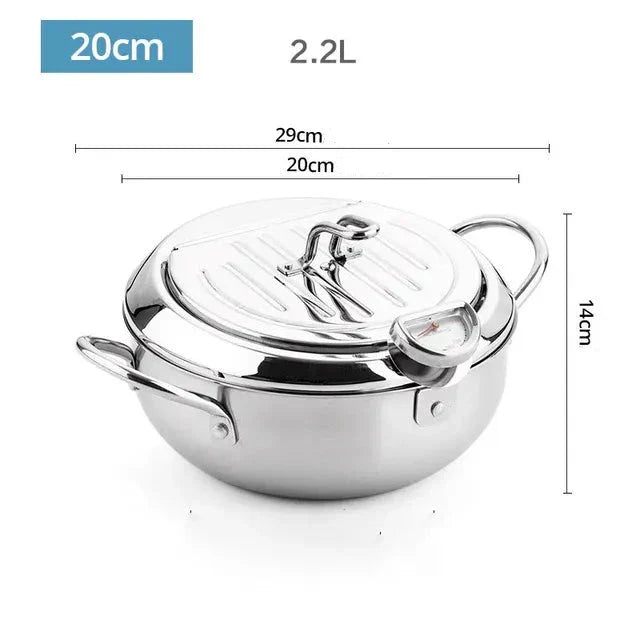 TempuraElite™ - Perfect tempura fryer with thermometer [Last day sale]
