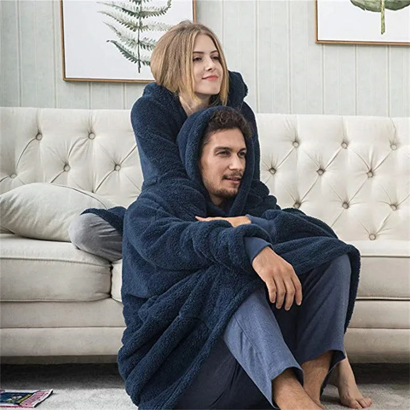 50% OFF | CloudHood - Quilted Hooded Blanket [Last Day Sale]