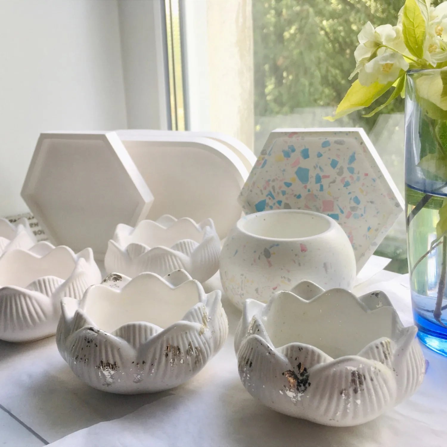 Buy 1+1 FREE | FloraShape™ - DIY silicone mold for flower pots, candle jars, and jewelry boxes [Last-day sale]