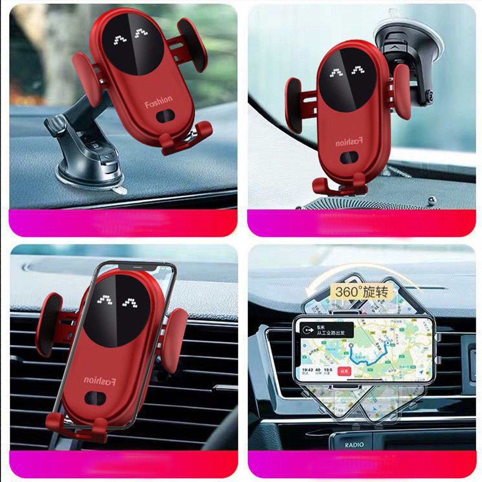 Speedy Chargy - holder for fast wireless charging of mobile phones [Last day discount]
