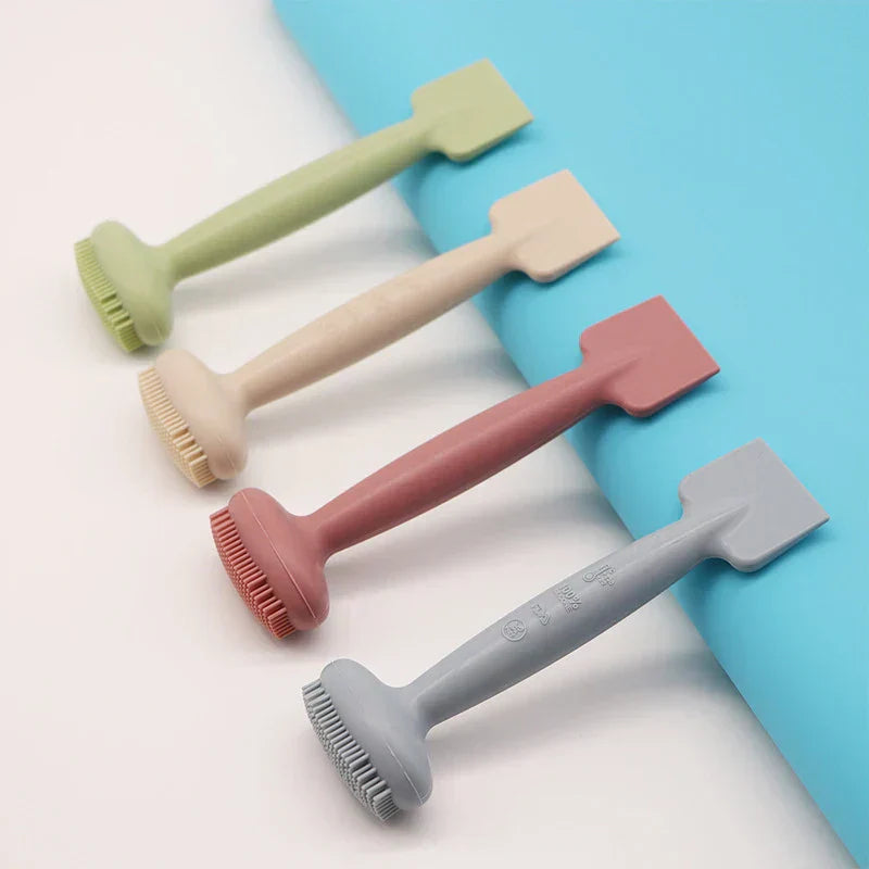 SilkDuo - 2-in-1 facial mask applicator with brush &amp; spatula