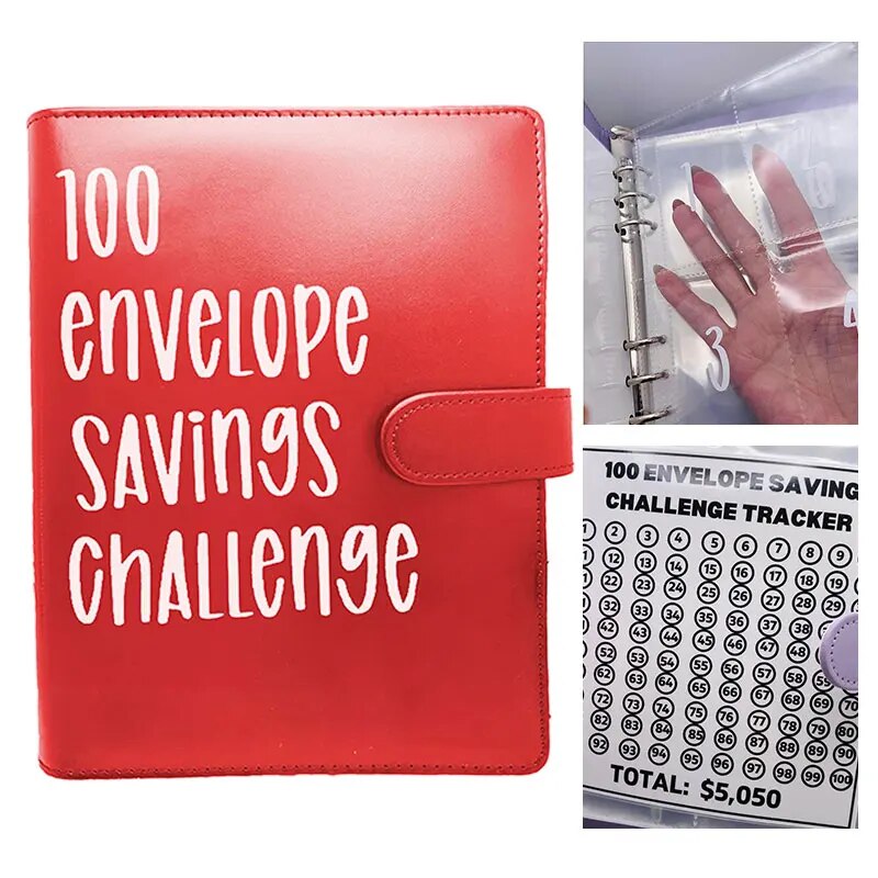MoneyGoal - 100 Envelope Savings Challenge Binder [Last Day Discount]