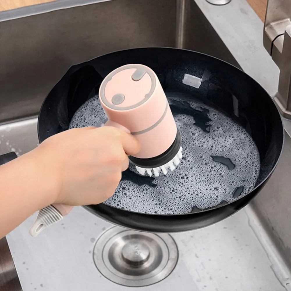 ScrubaSpin - cleanliness at the touch of a button!
