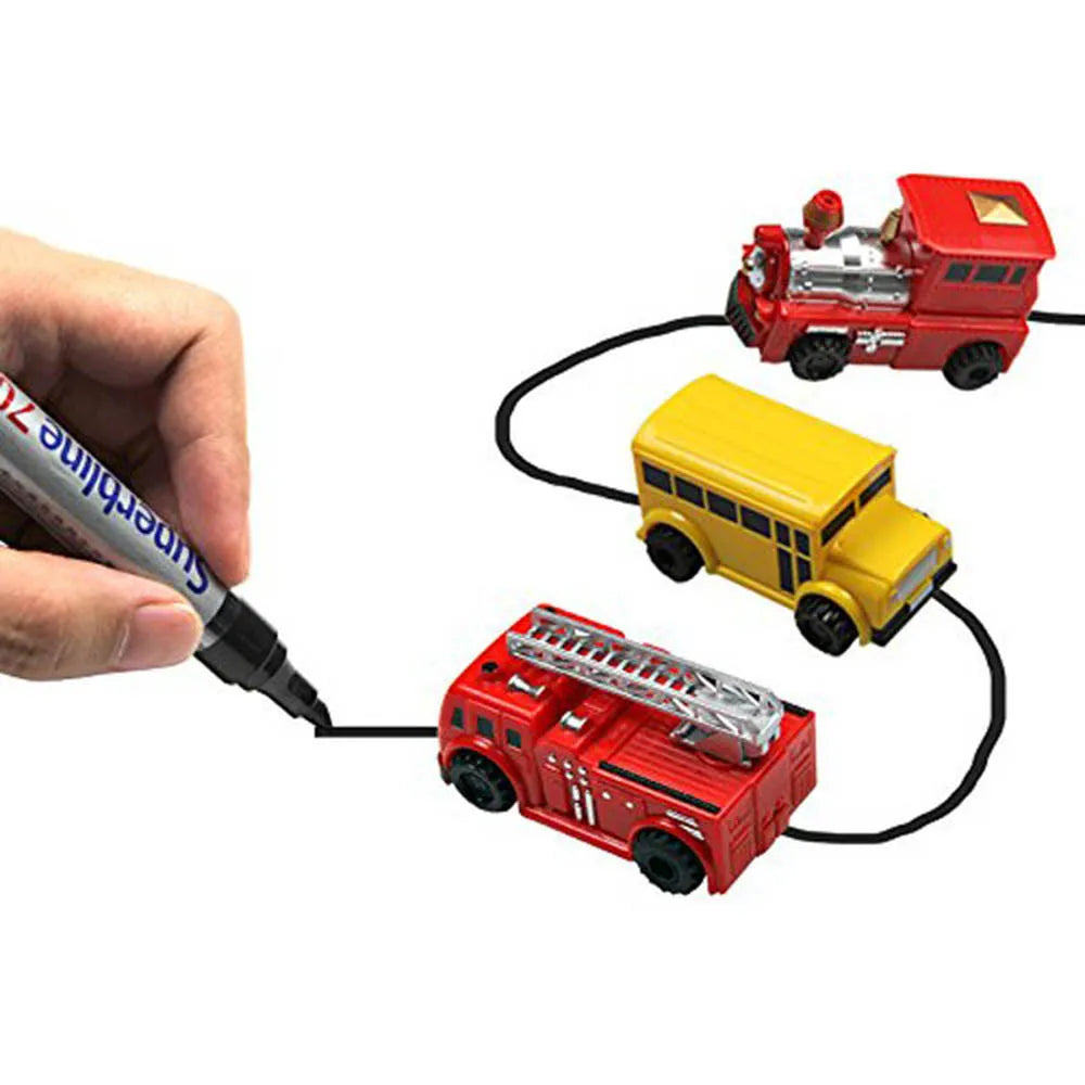 TraceRide™ - Traceable Toy Car, Inductive Magic Pen [Last Day Sale]