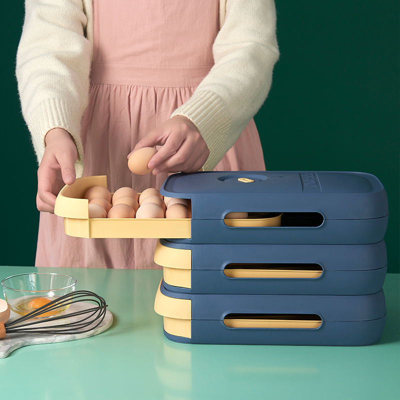 Buy One Get One Free | EggKeepr - Automatic Rolling Egg Organizer [Last Day Sale] 
