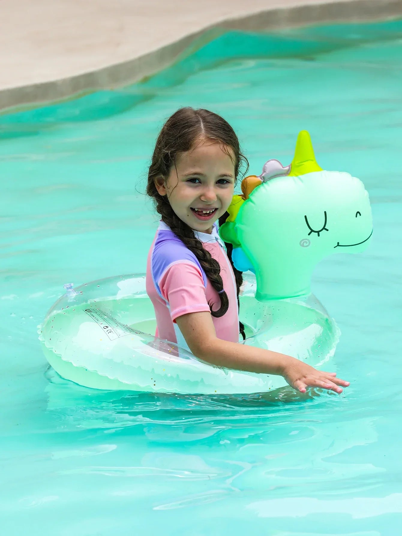 Buy 1+1 FREE | DinoFloat – The inflatable dinosaur swimming ring for kids