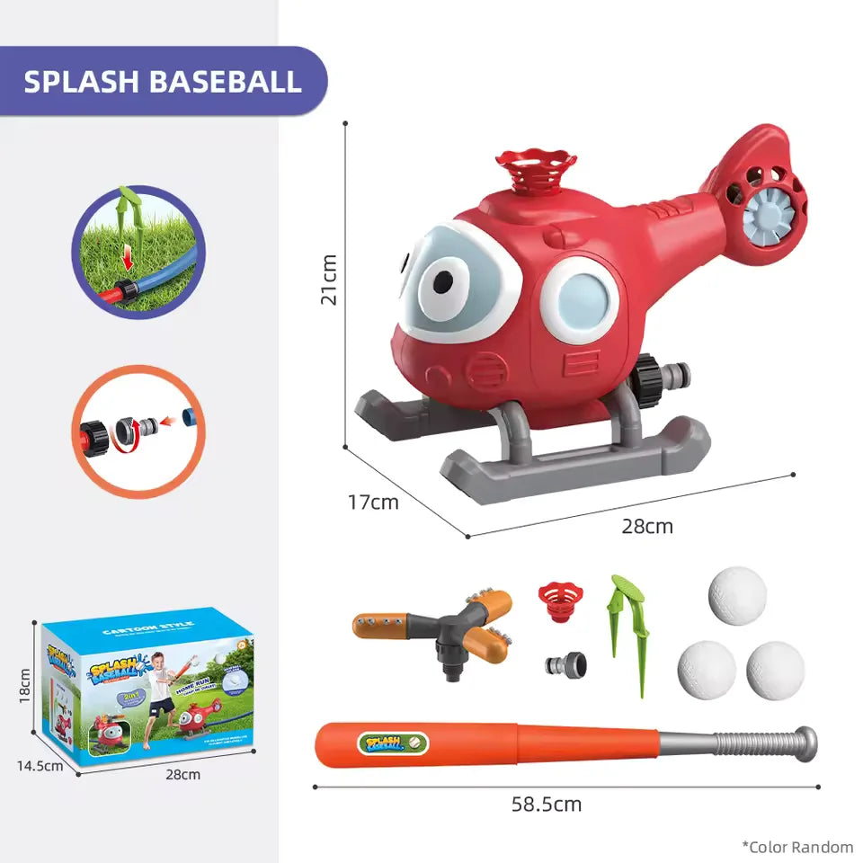 SplashSlugger - Baseball meets water fun in the garden