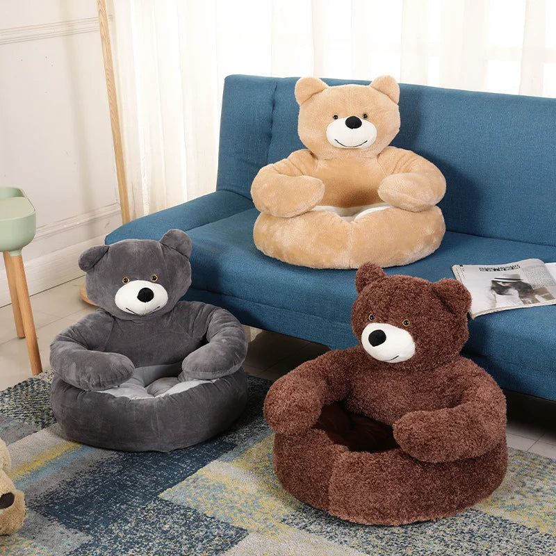 CuddleCub™ - Plush Winter Dog Bed in the Shape of a Bear [Last Day Sale] 