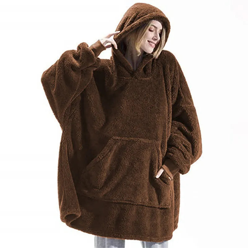 50% OFF | CloudHood - Quilted Hooded Blanket [Last Day Sale]