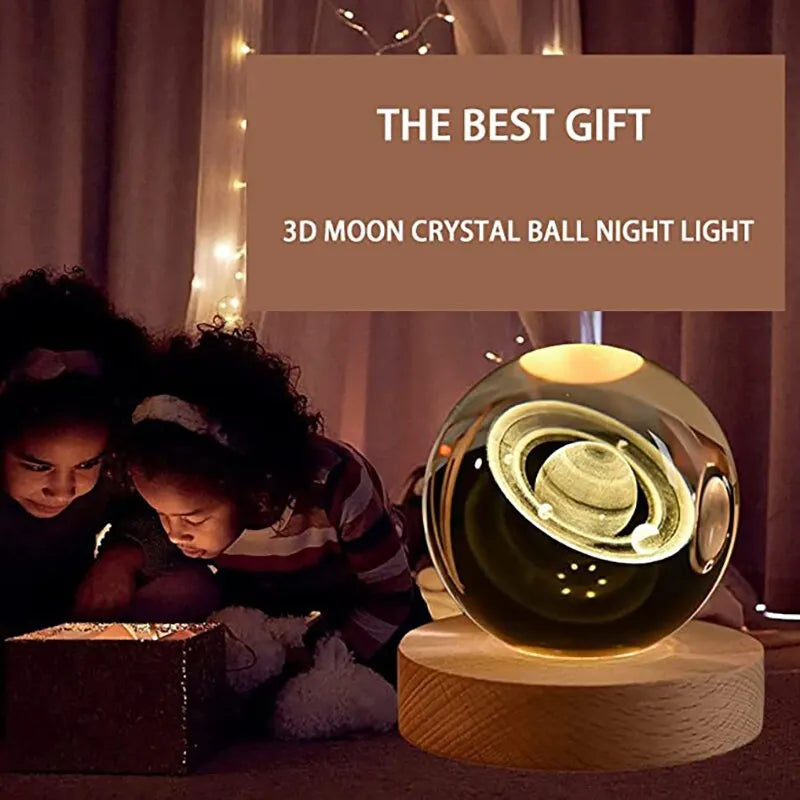 DreamLight™ - Galaxy Crystal Ball LED Night Light - Nursery Lamp &amp; Creative Gift [Last Day Sale]