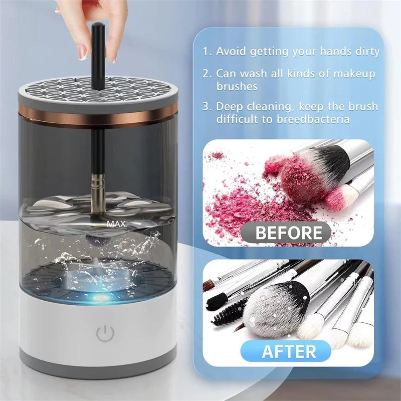 GlamPro - Makeup Brush Cleaner USB Electro-Cleaning [Last Day Sale] 