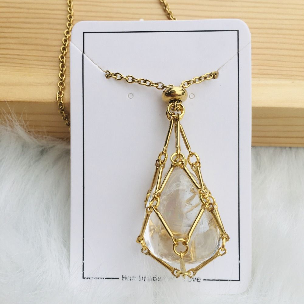 Buy One Get One Free | AuraBeads™ - Interchangeable Crystal Stone Necklace for Radiant Style and Inner Harmony [Last Day Sale]
