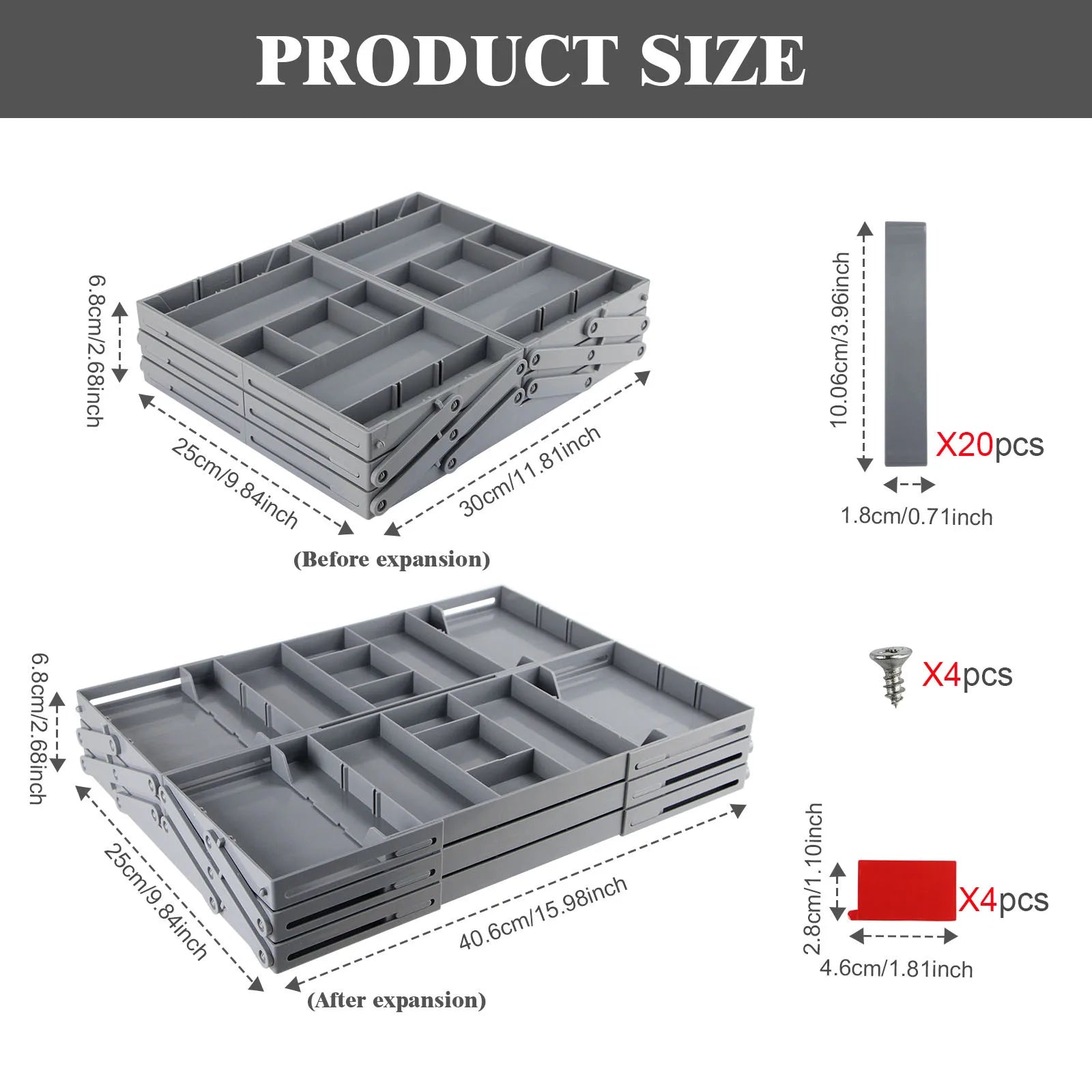 ExpandDrawer™ - Expandable Smart Drawer Organizer [Last Day Sale]