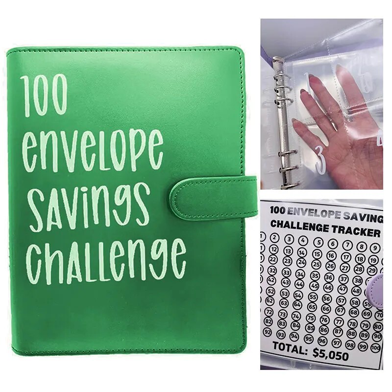 MoneyGoal - 100 Envelope Savings Challenge Binder [Last Day Discount]
