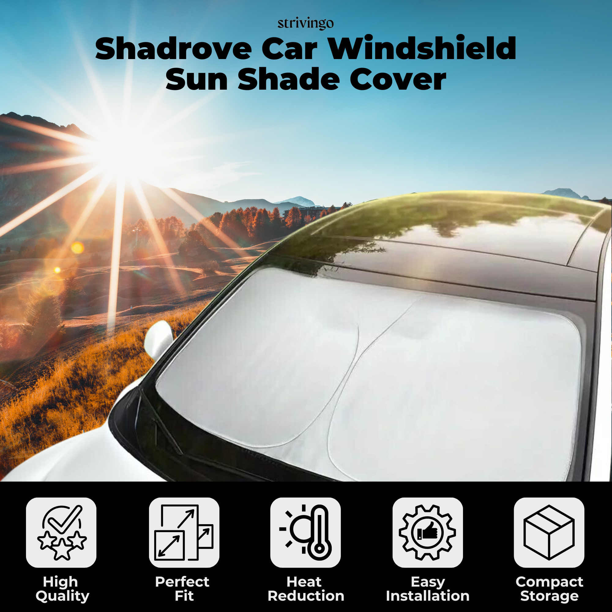 ReflectoShade - Windshield Sunshade Cover [Last Day Sale]