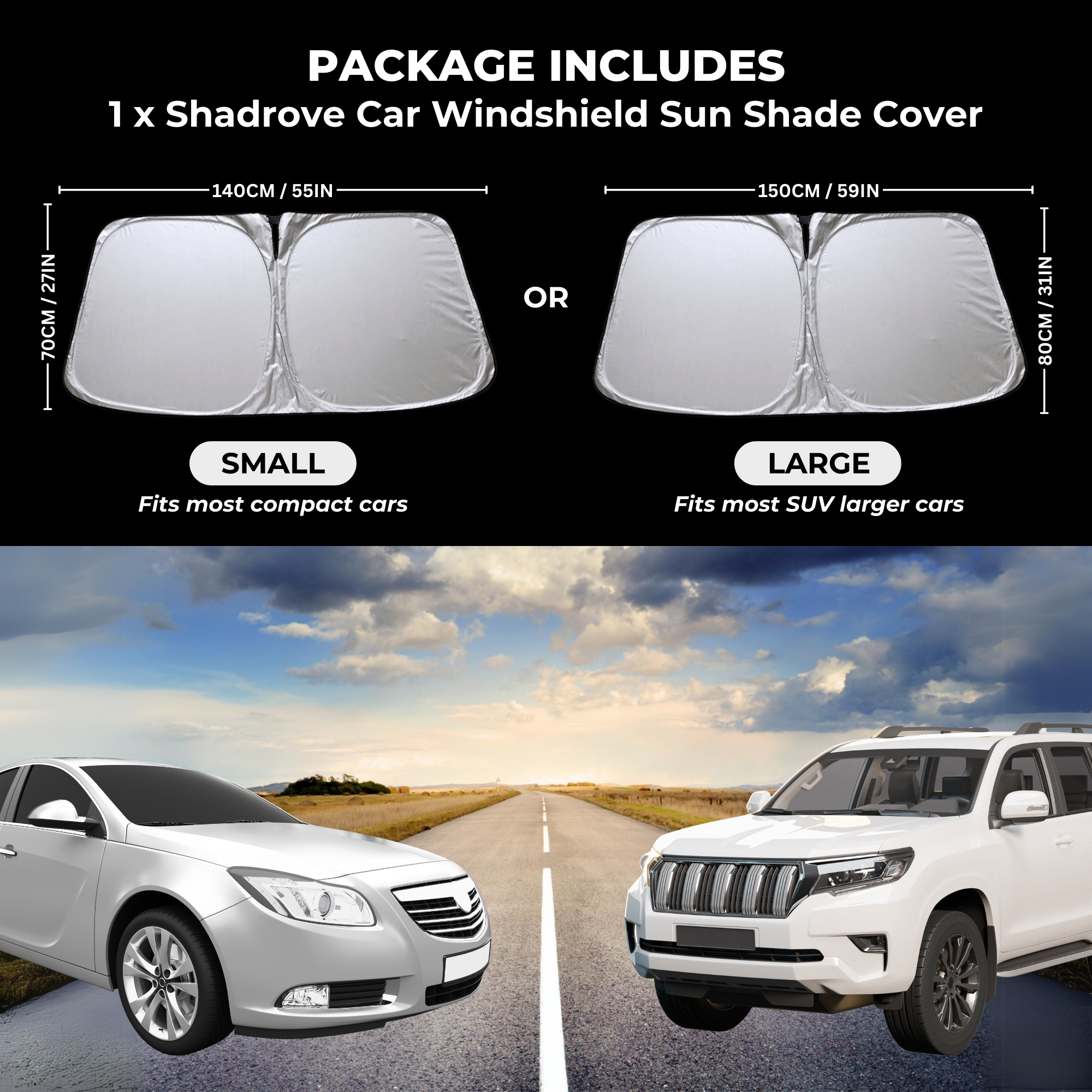 ReflectoShade - Windshield Sunshade Cover [Last Day Sale]