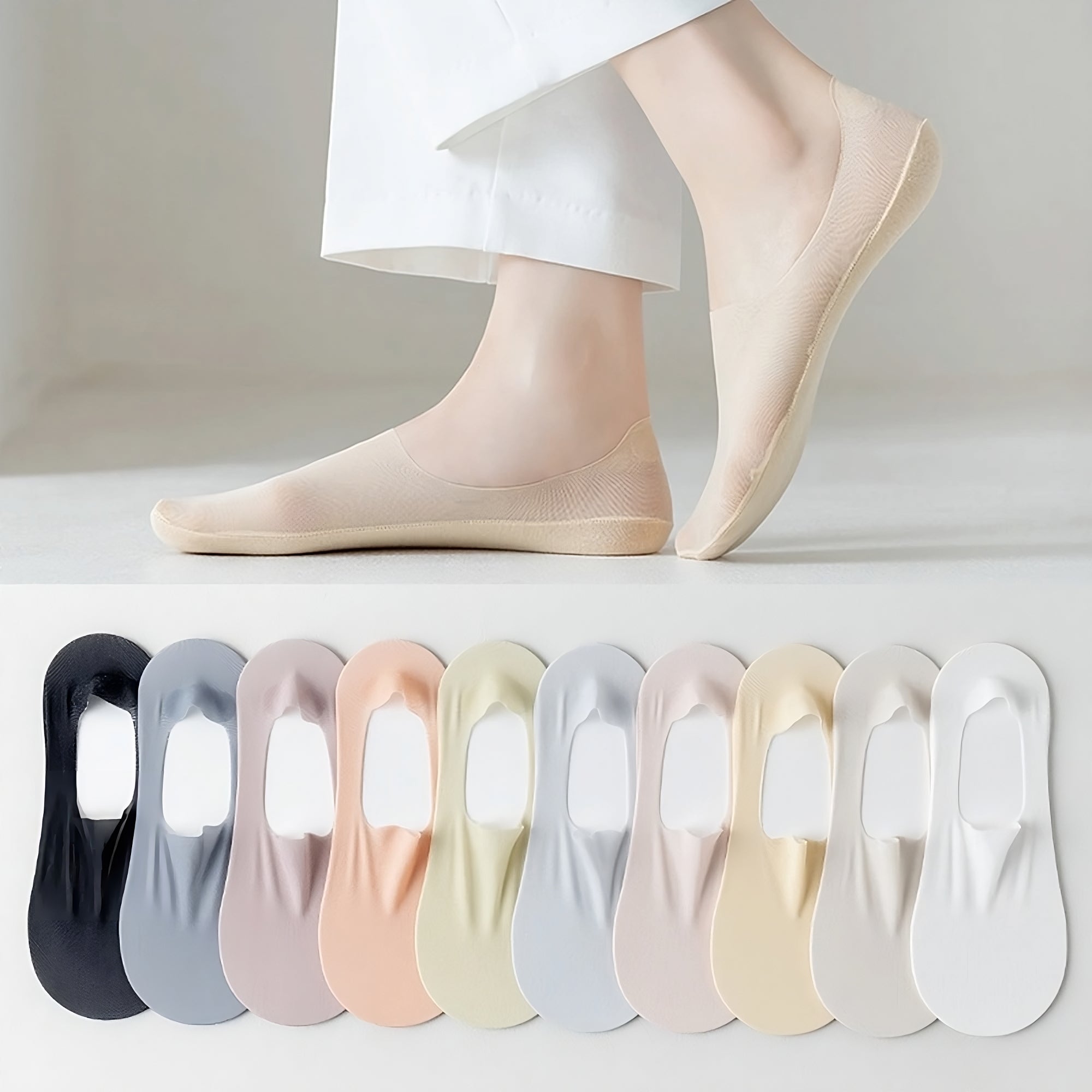 2+3 FREE | Comfy™ - Ice Silk Socks [Last Day Sale] 
