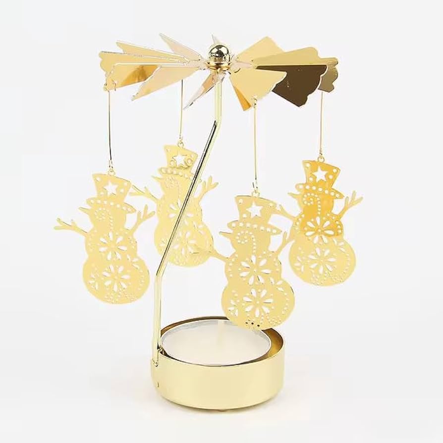 Buy One Get One Free | SnowSpin - Rotating Candle Holder for Christmas [Last Day Sale]