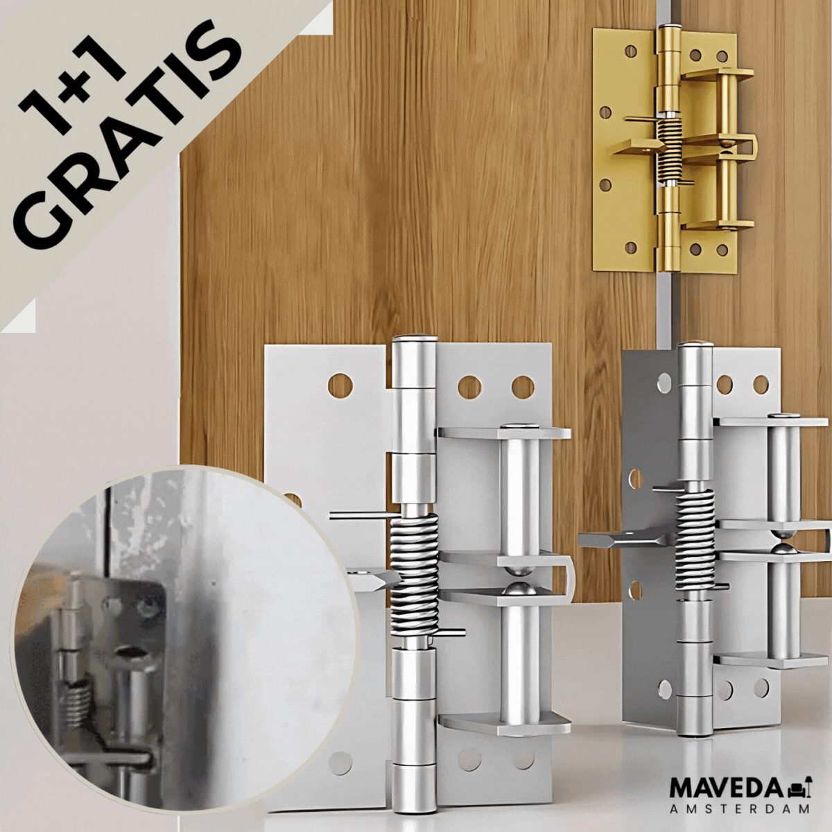 Buy 1+1 FREE | SwiftShut - Automatic self-closing door hinges