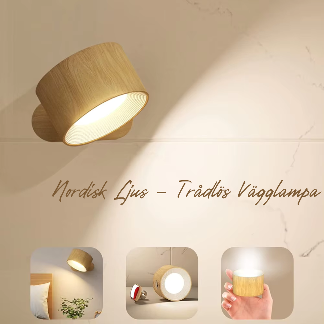 LumiScandi - Modern wireless and rechargeable wall lamp [Last day sale]
