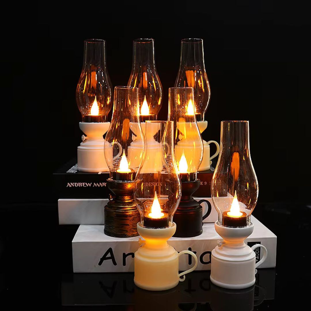 GlowFlame™ - Elegant LED oil lamps for a cozy atmosphere