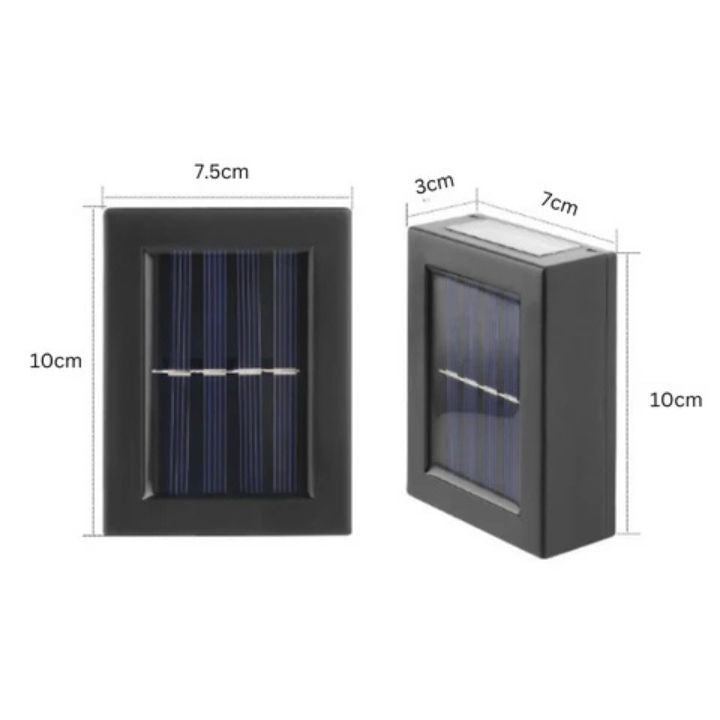 Buy one and get one free | DuoLux - Solar wall lamp with double shade